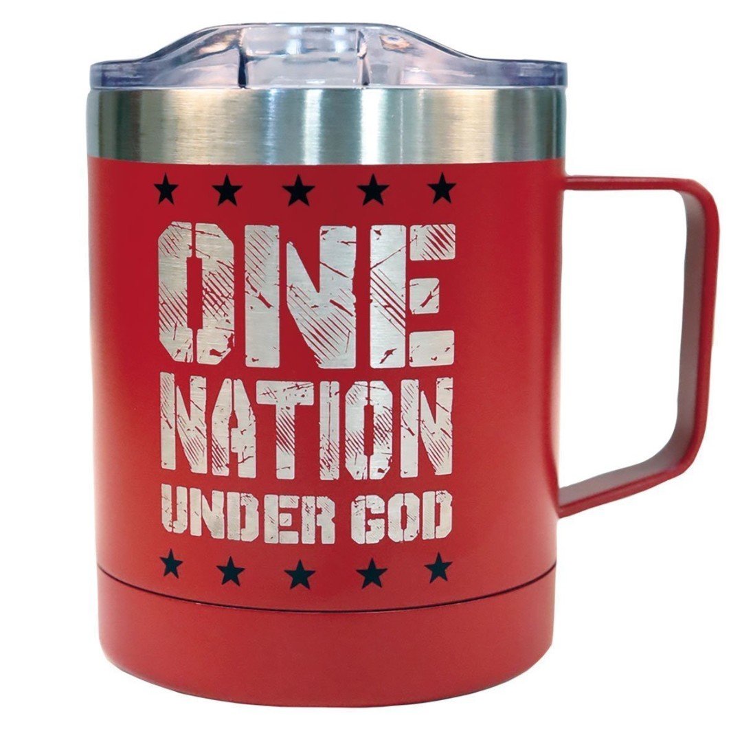 One Nation Stainless Steel Mug with Handle
