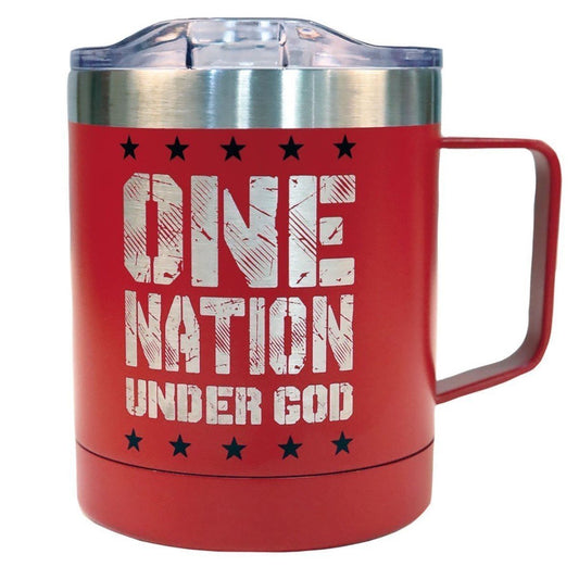 One Nation Stainless Steel Mug with Handle