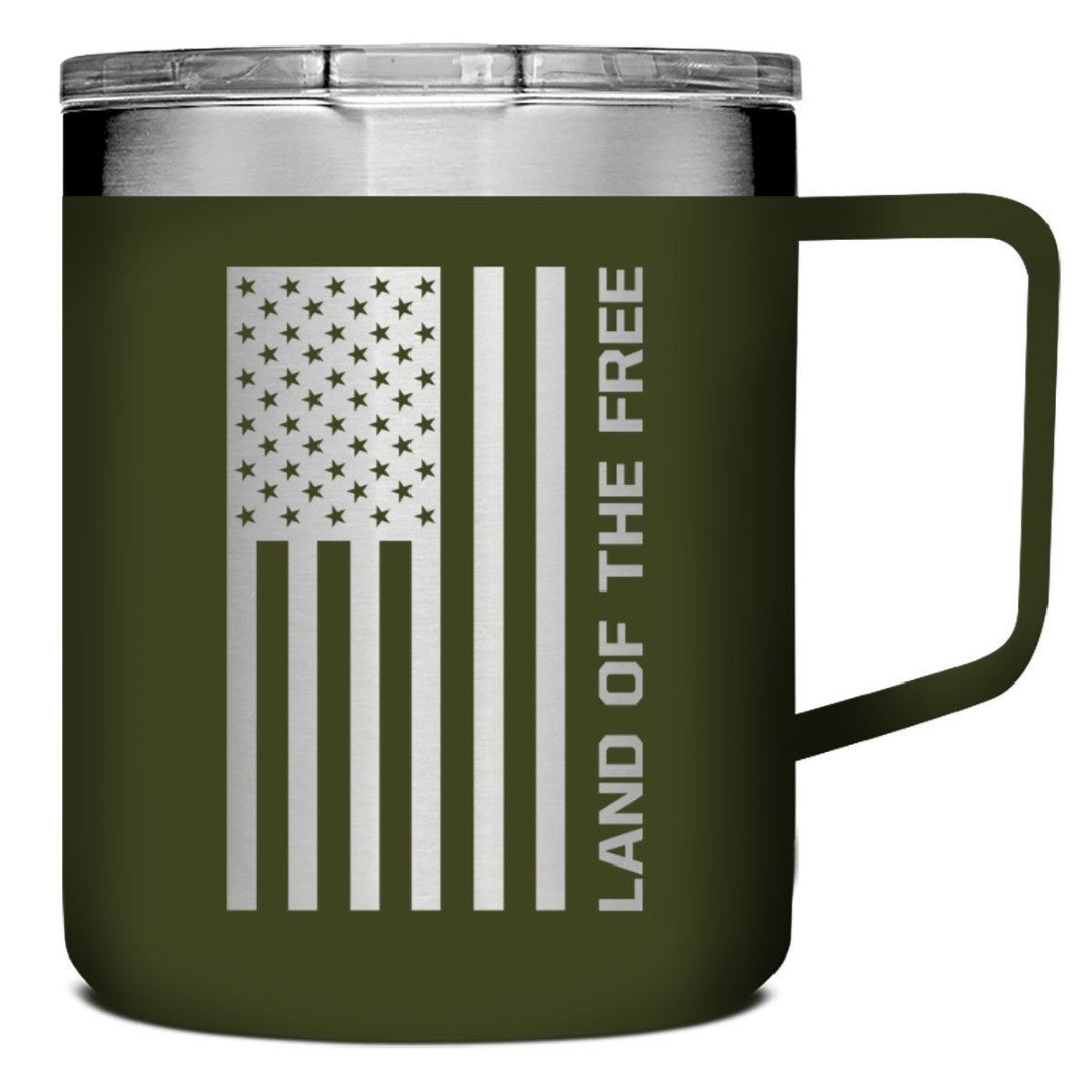 Land of the Free Stainless Steel Mug with Handle