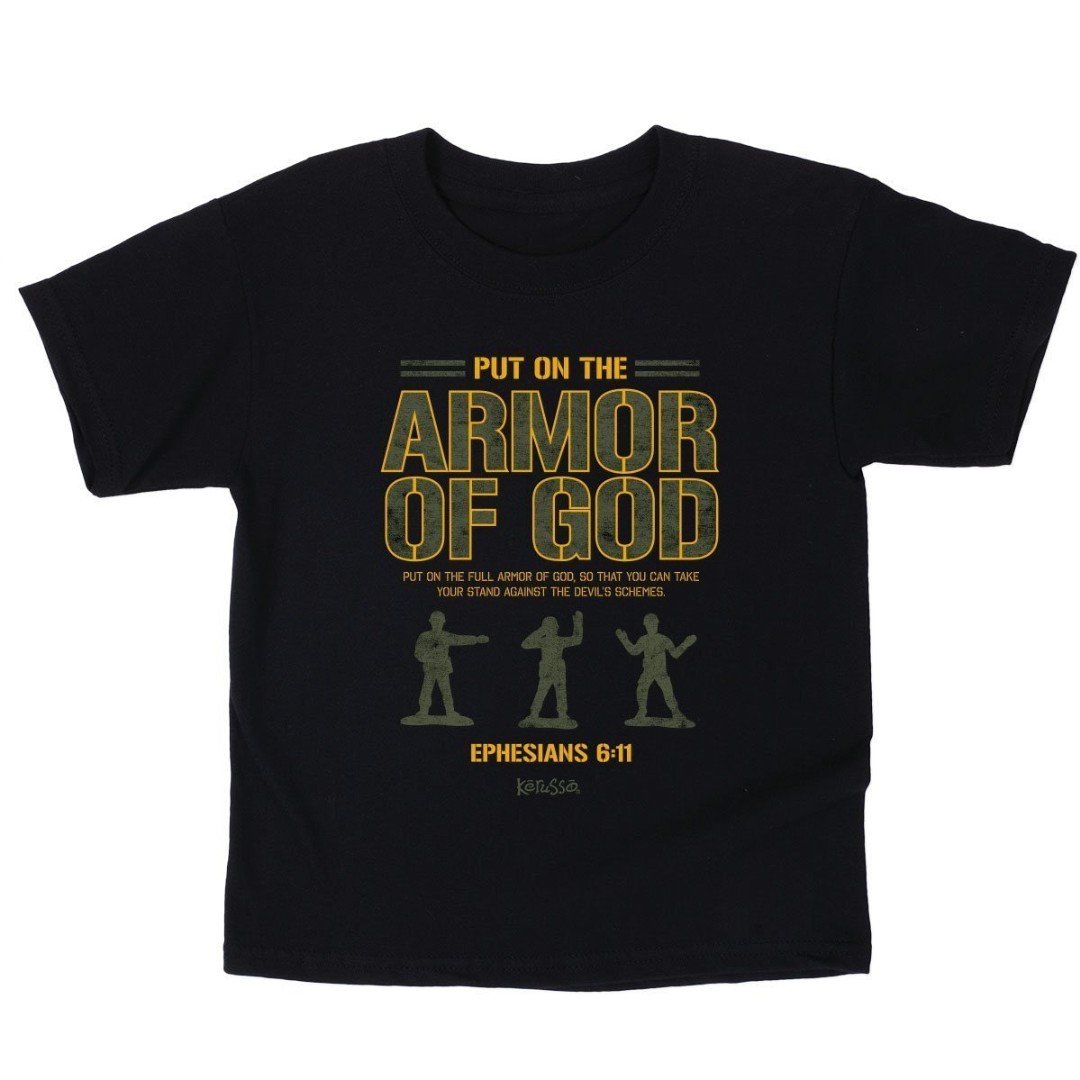 Armor of God Kids T-Shirt, Medium