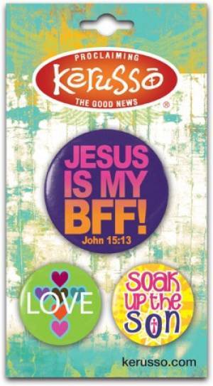 Button Pack Jesus is My BFF