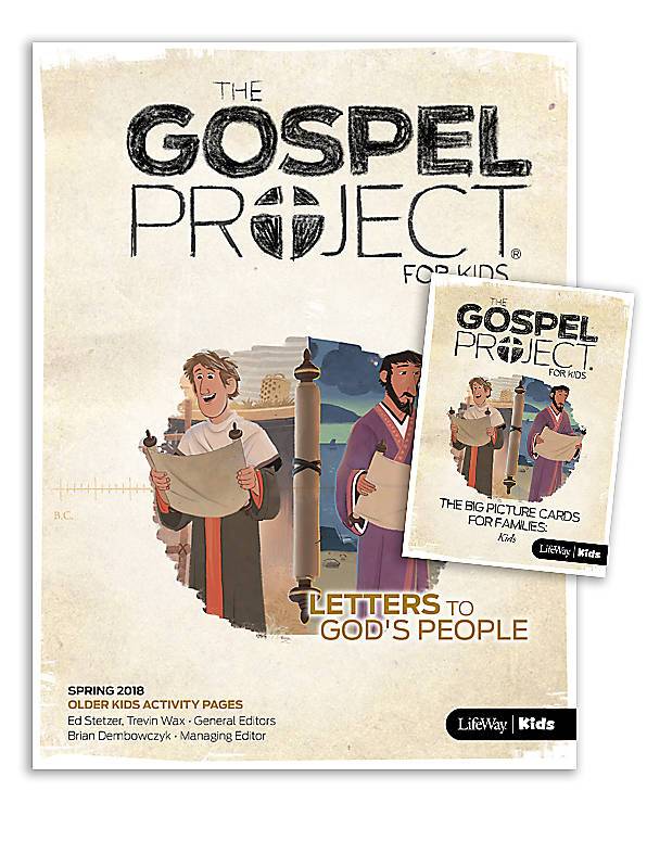 Letters To God's People: Older Kids Activity Pack Spring 18