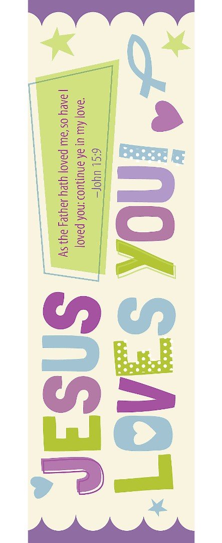 Jesus Loves You Bookmark (Pack of 25)