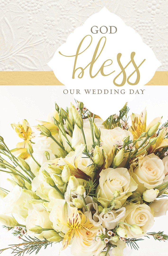 God Bless Our Wedding Day Bulletin (Pack of 100)