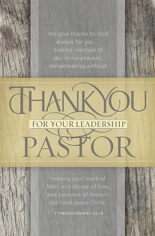 Thank You Pastor Bulletin (Pack of 100)