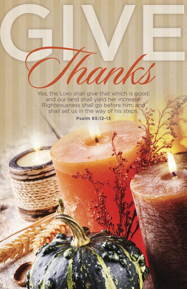 Give Thanks Bulletin (Pack of 100)
