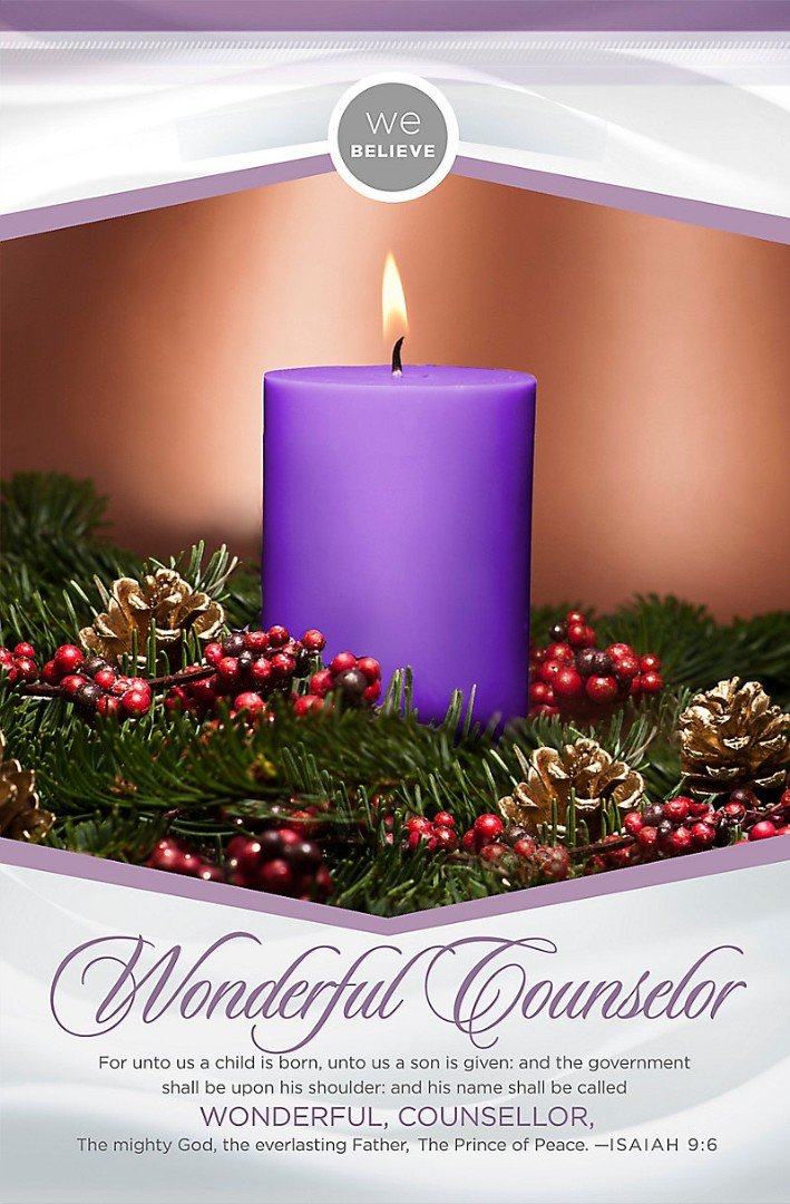 Wonderful Counsellor Bulletin (Pack of 100)