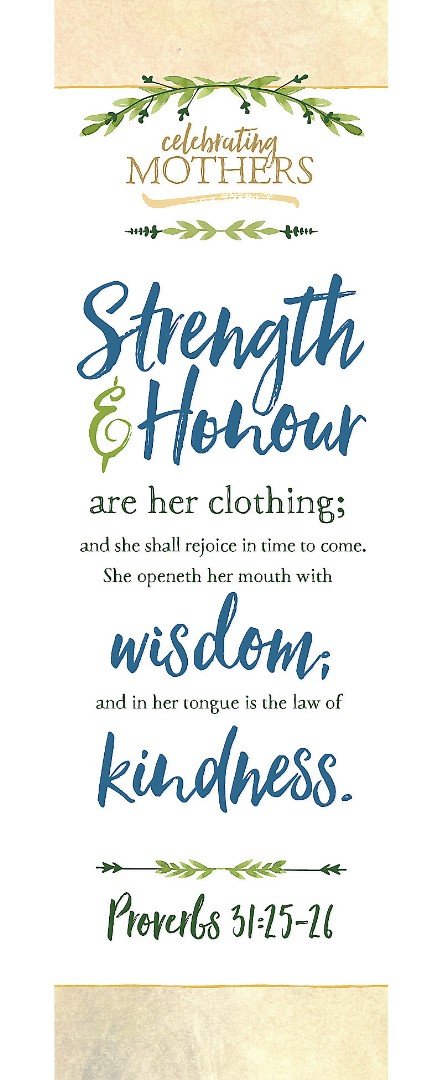 Strength And Honour Bookmark (Pack of 25)