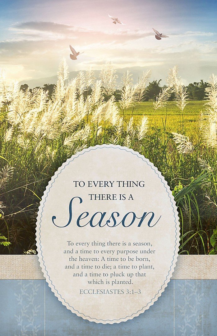 There Is A Season Bulletin (Pack of 100)