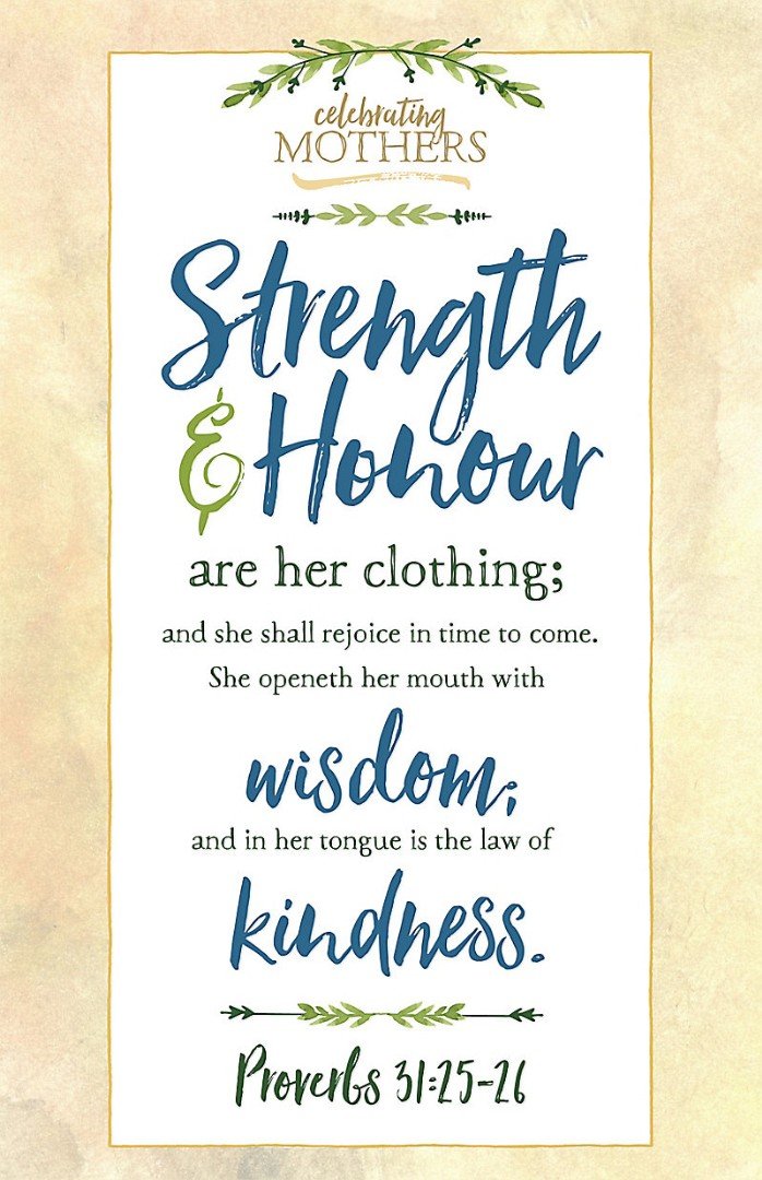 Strength And Honour Mother's Day Bulletin (Pack of 100)