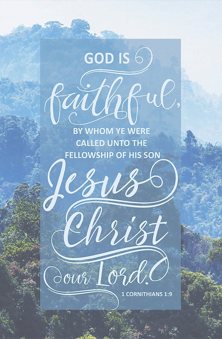 God Is Faithful Bulletin (Pack of 100)