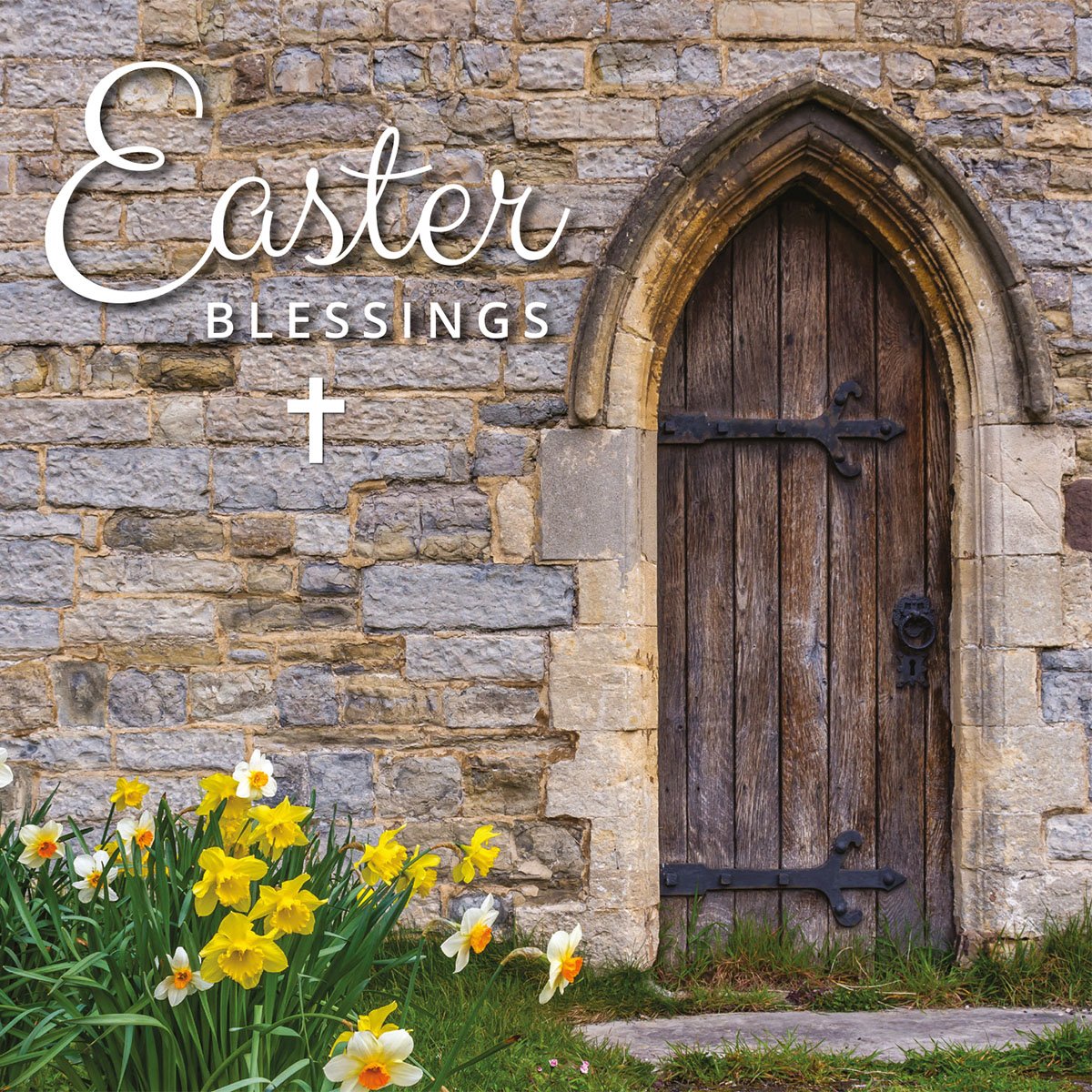 Compassion Christian Charity Easter Cards: Church Door (Pack of 8)