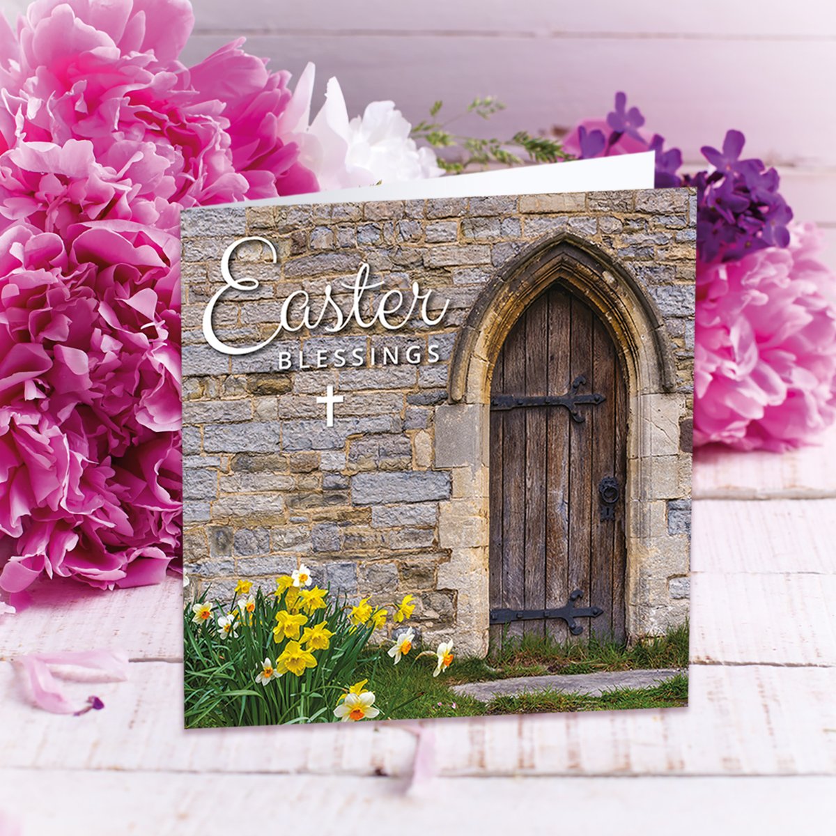 Compassion Christian Charity Easter Cards: Church Door (Pack of 8)