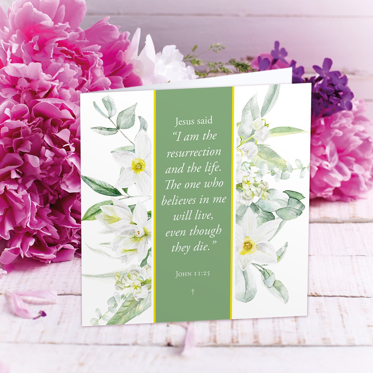 Compassion Christian Charity Easter Cards: Lilies (Pack of 8)