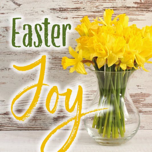 Compassion Christian Charity Easter Cards: Daffodils/Joy (Pack of 8)