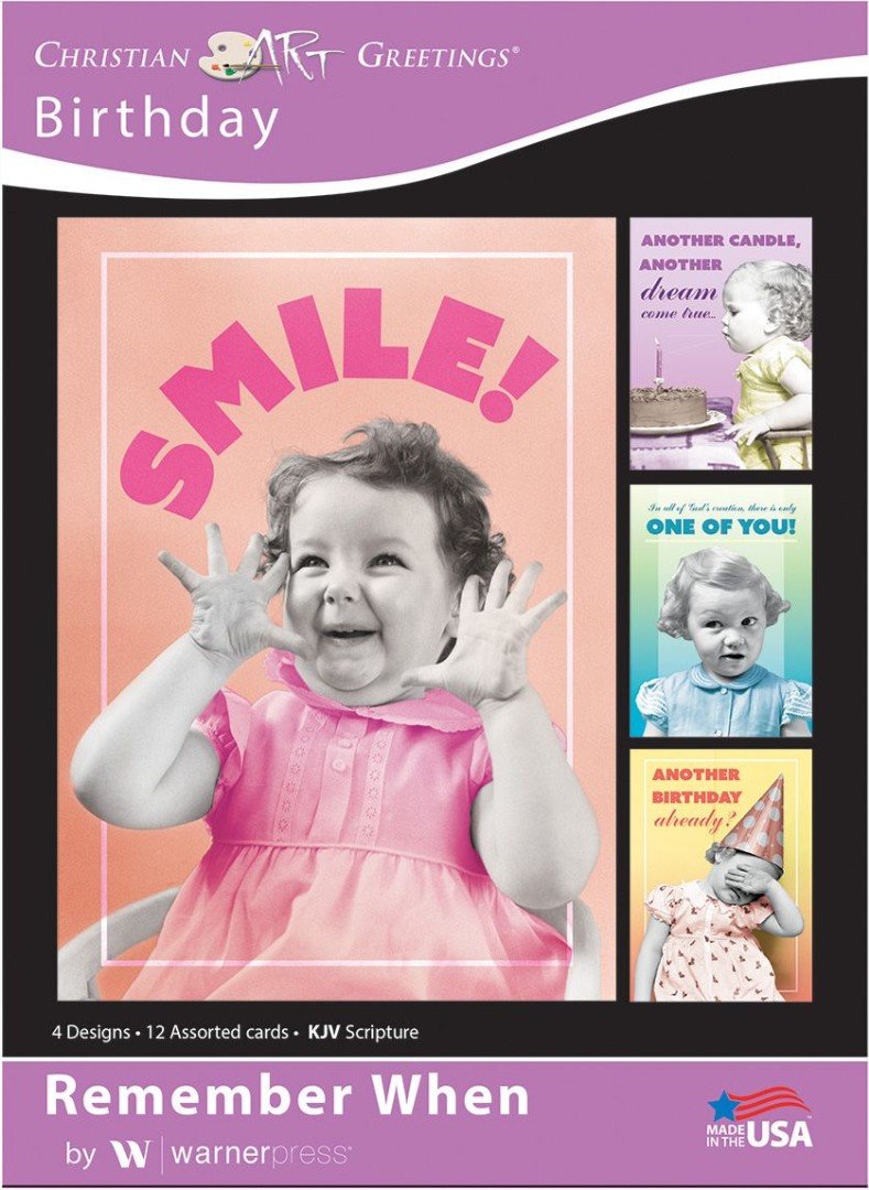 Remember When Birthday Boxed Cards (pack of 12)