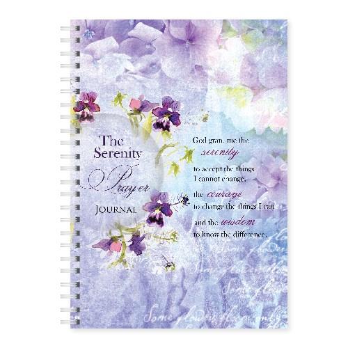 Wire-O Hardcover Journal Serenity Prayer
