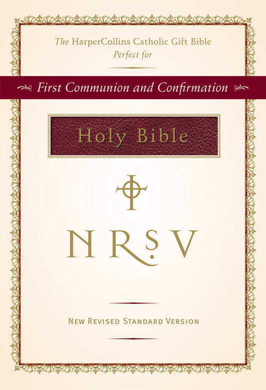 NRSV Catholic Gift Bible, Burgundy