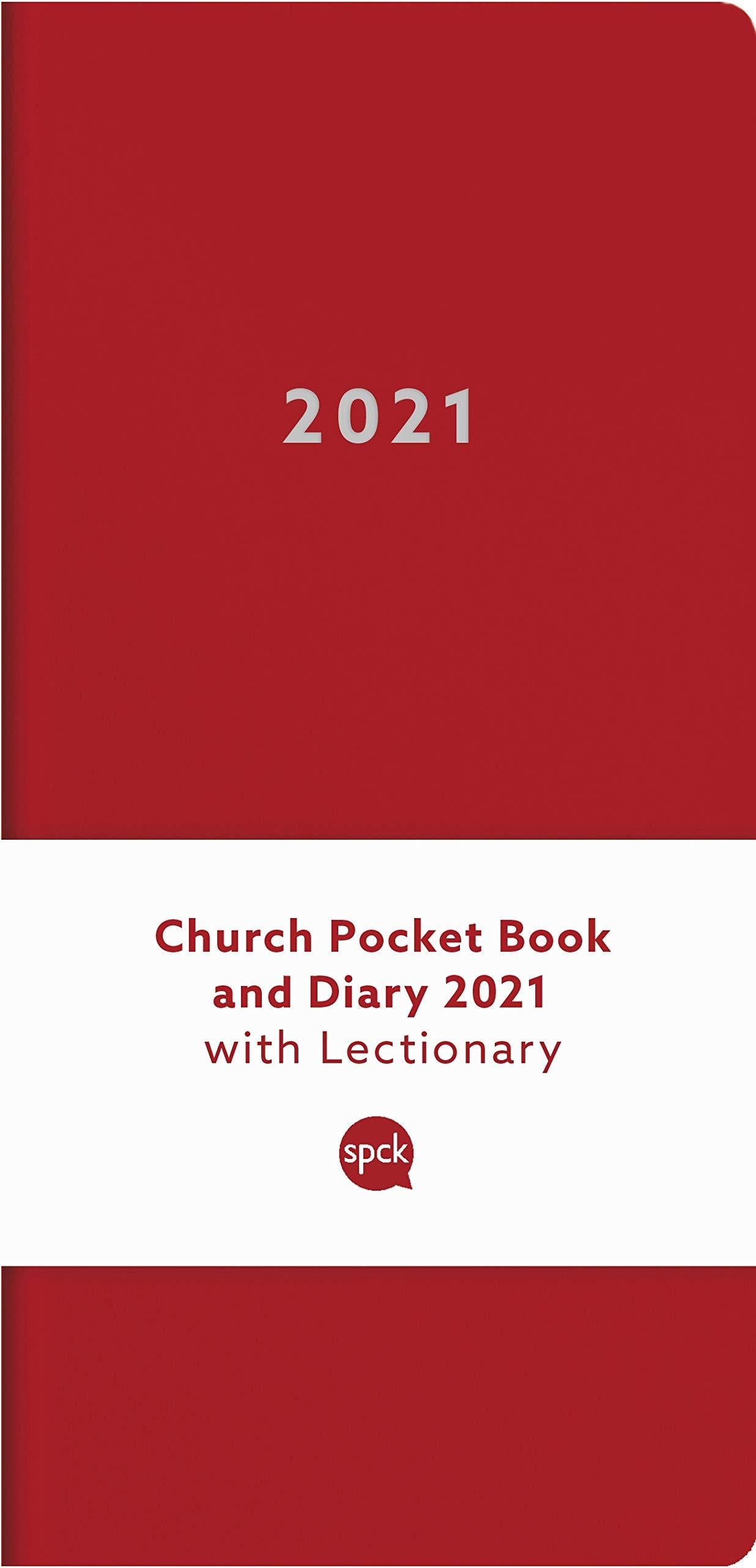 Church Pocket Book and Diary 2021, Red