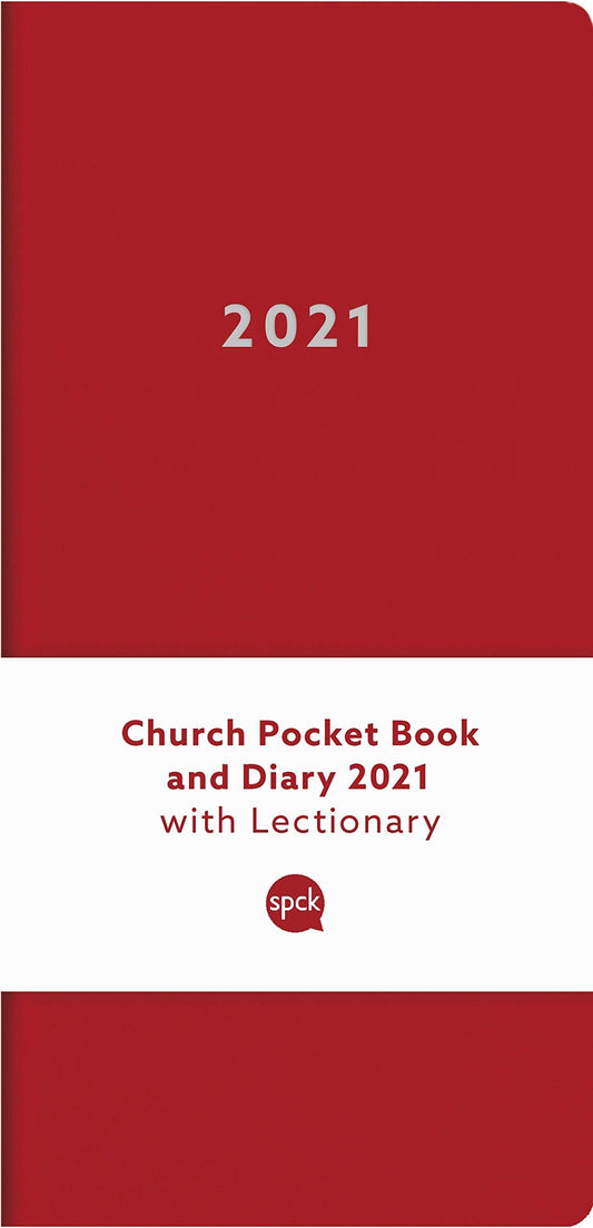 Church Pocket Book and Diary 2021, Red