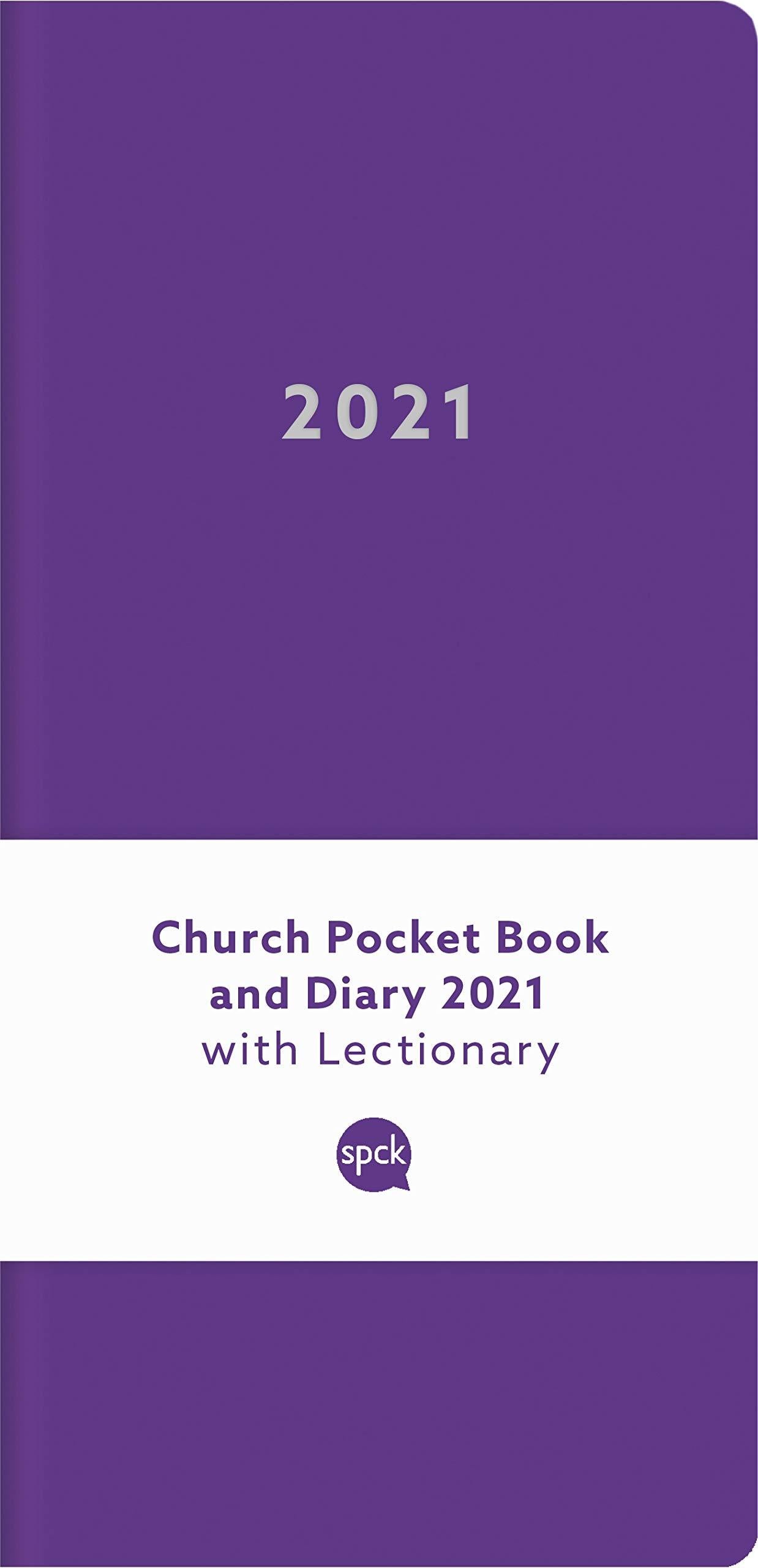 Church Pocket Book and Diary 2021, Purple