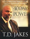40 Days Of Power Paperback Book - T D Jakes - Re-vived.com