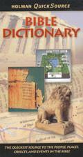 Holman QuickSource Bible Dictionary Paperback - Various Authors - Re-vived.com