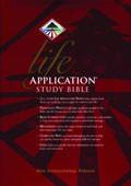 NIV Life Application Study Bible Bonded Leather Black - N/A - Re-vived.com