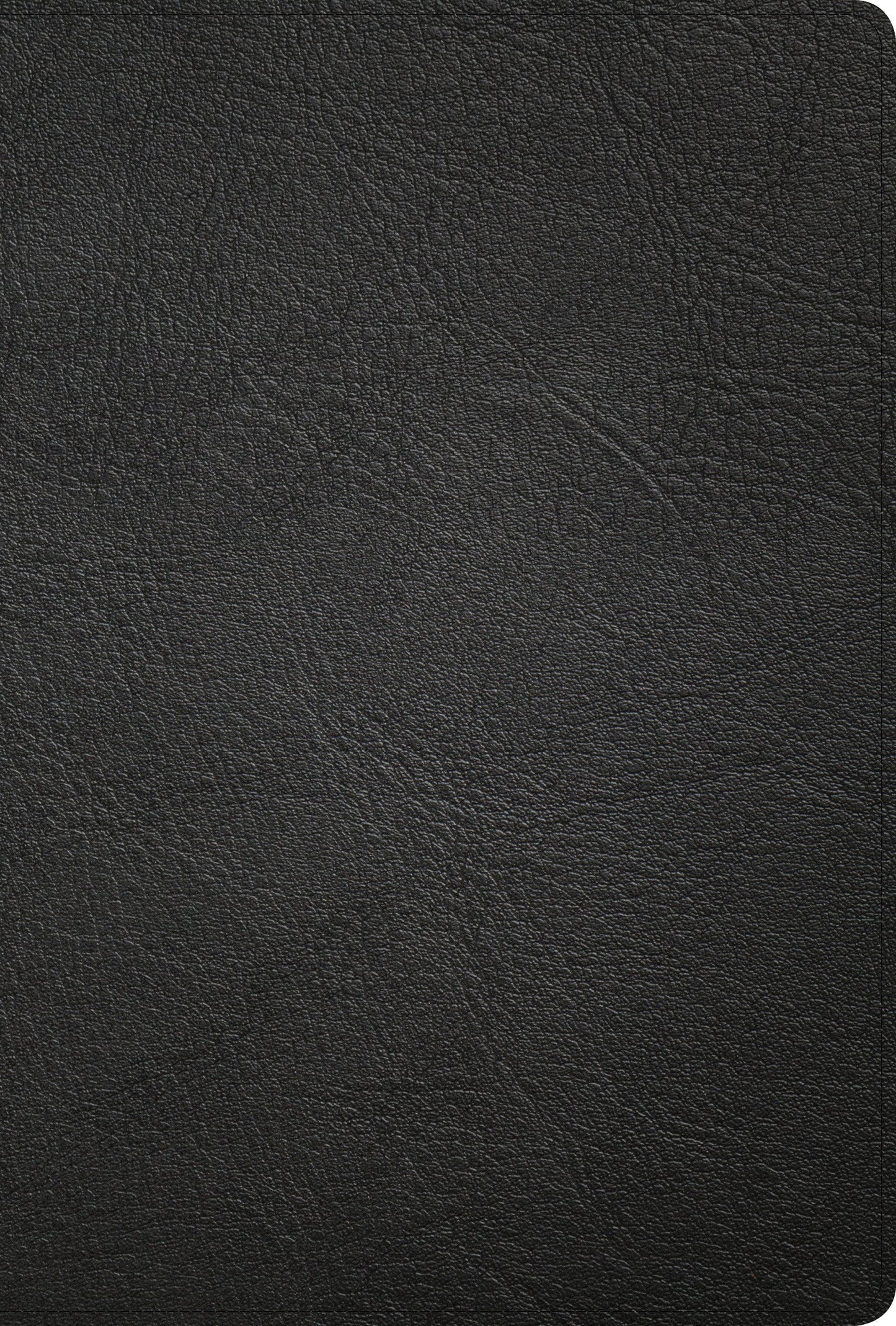 KJV Large Print Ultrathin Reference Bible, Black Premium Leather, Black-letter Edition, Indexed