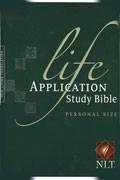 NLT Life Application Study Bible Personal Size Hardback - N/A - Re-vived.com