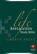 NLT Life Application Study Bible Large Print Hardback - N/A - Re-vived.com