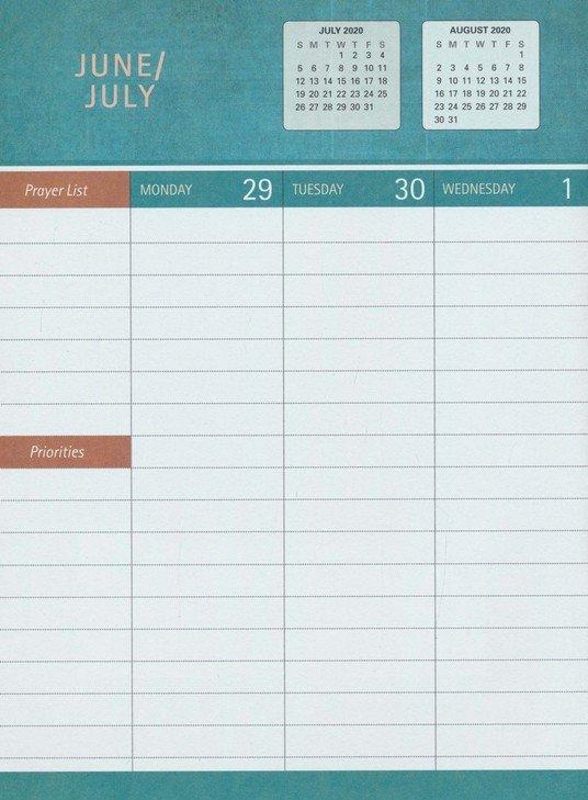 2021 18-Month Planner: Amazing Grace