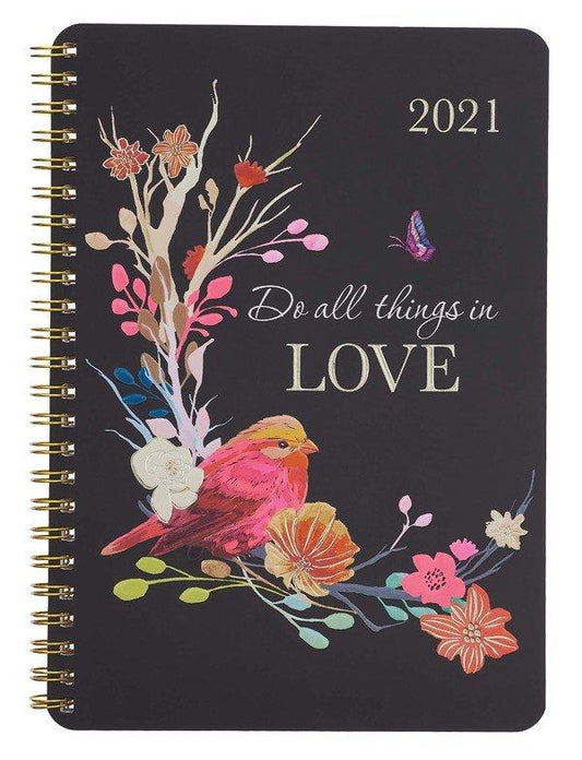 2021 Wirebound Daily Planner: All Things in Love