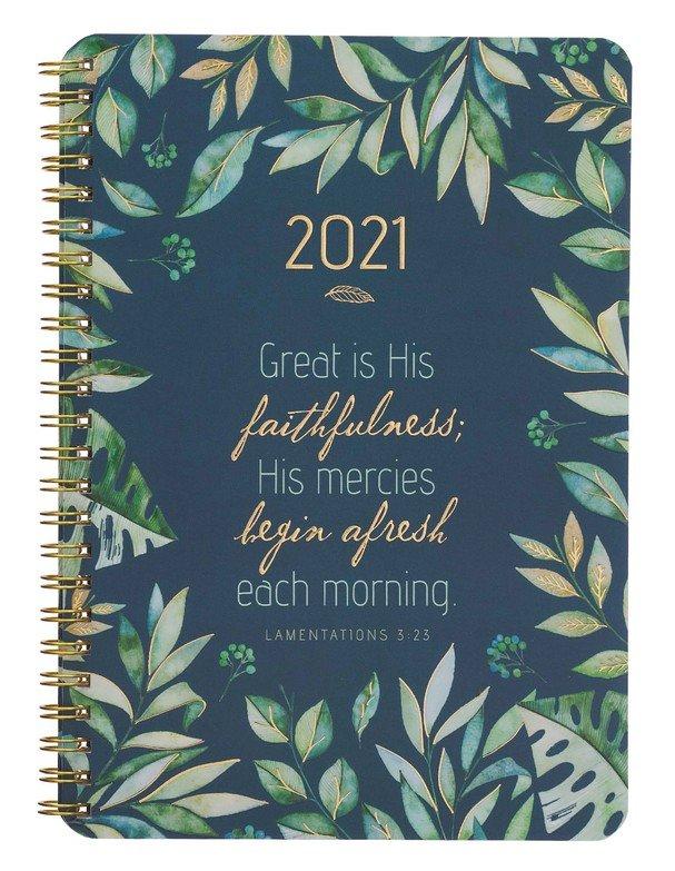2021 Wirebound Daily Planner: Faithfulness