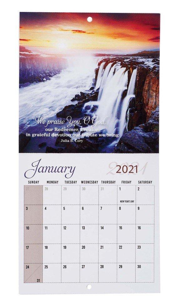 2021 Small Wall Calendar: How Great Thou Art