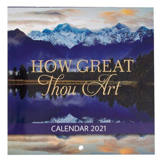 2021 Small Wall Calendar: How Great Thou Art