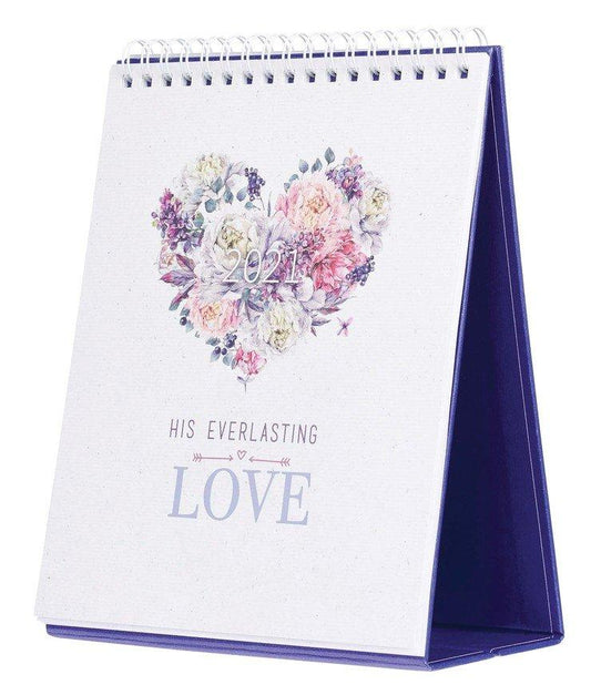 2021 Desktop Calendar: His Everlasting Love
