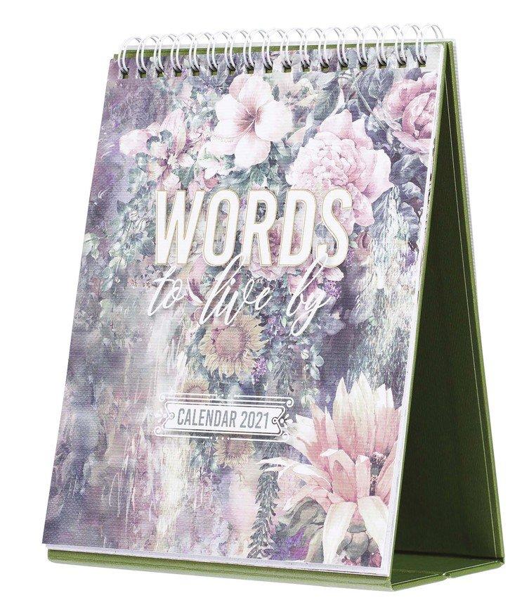2021 Desktop Calendar: Words to Live By