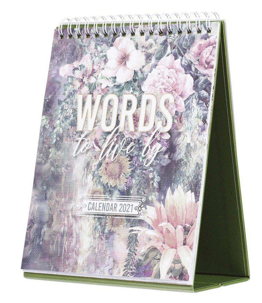 2021 Desktop Calendar: Words to Live By