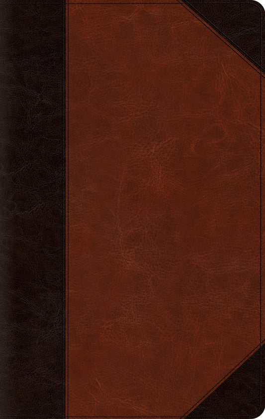 ESV: Large Print, Thinline Bible, TruTone, Brown/Cordovan