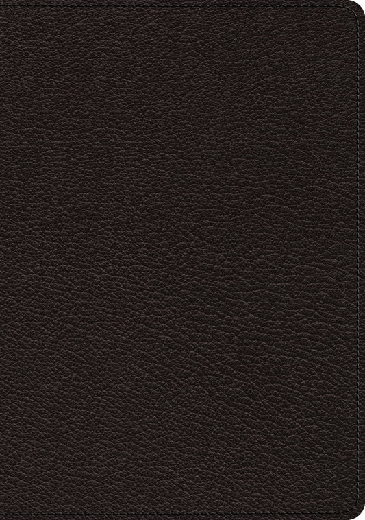 ESV Heirloom Study Bible (Goatskin, Black)