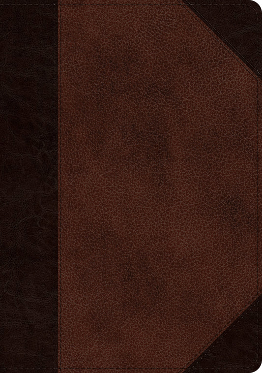 ESV Single Column Journaling Bible, Large Print (TruTone, Brown/ Walnut)