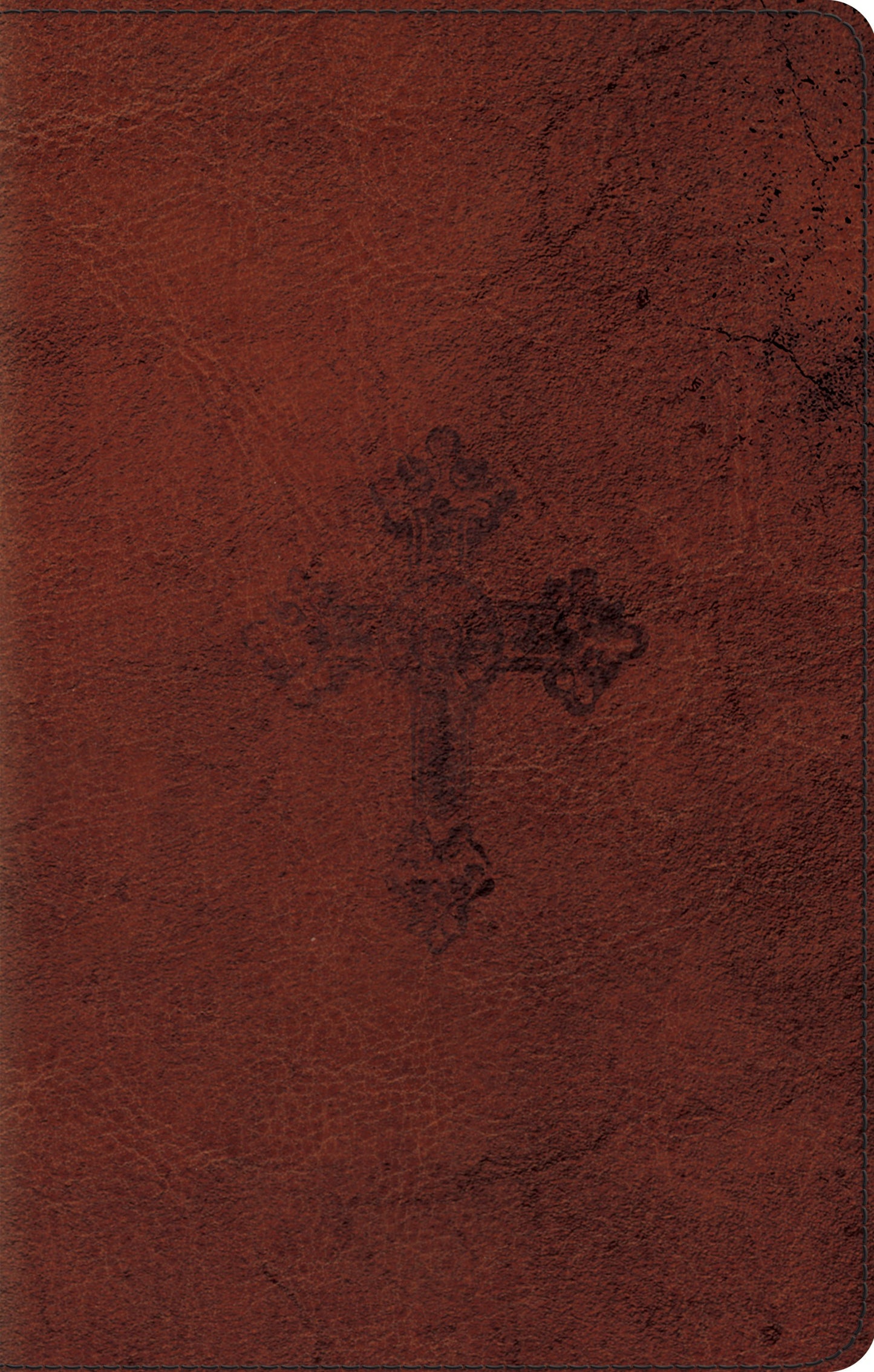 ESV: Ultrathin Bible, Walnut, Weathered Cross