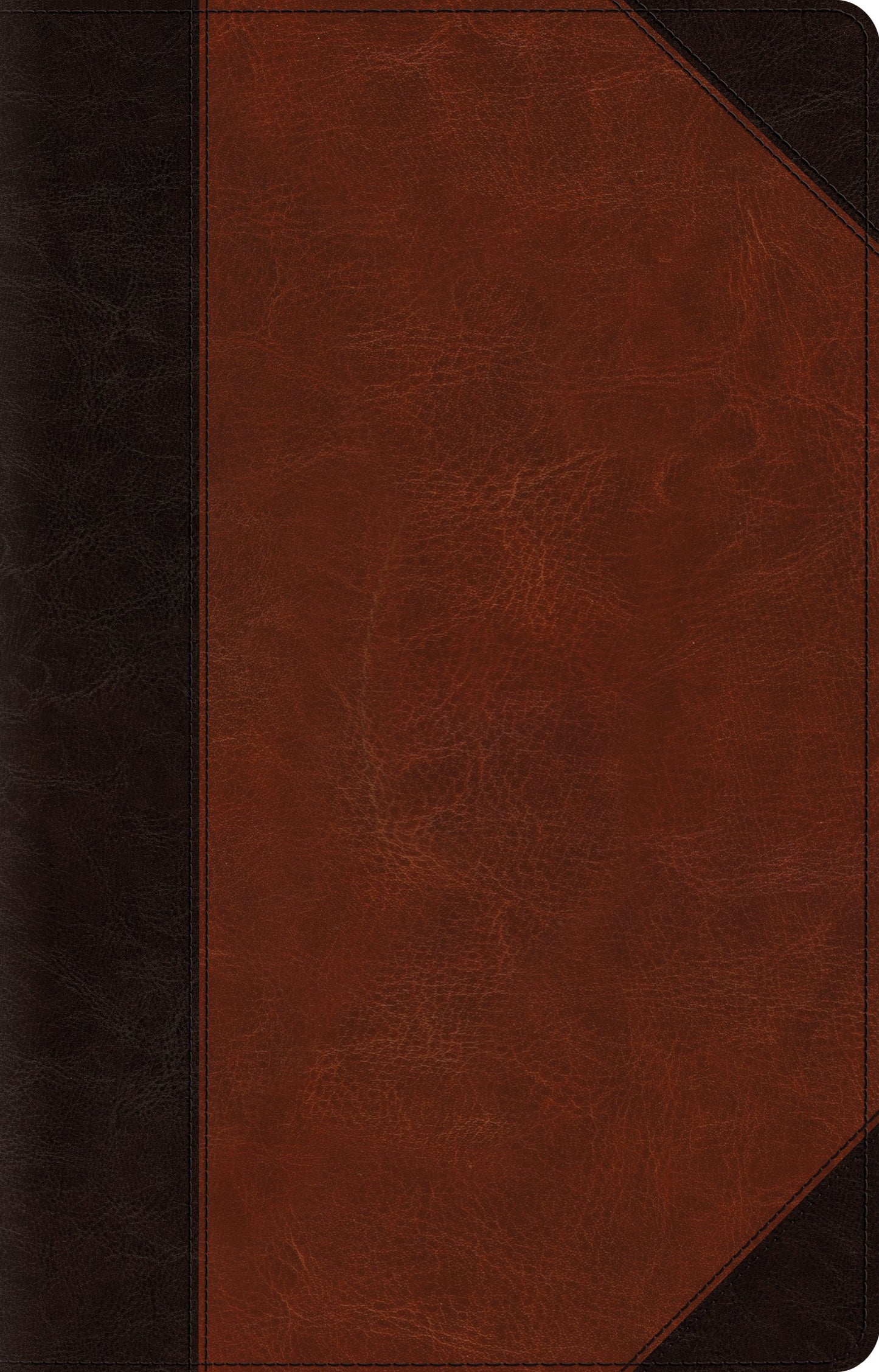 ESV Large Print Thinline Reference Bible (TruTone, Brown/Cordovan