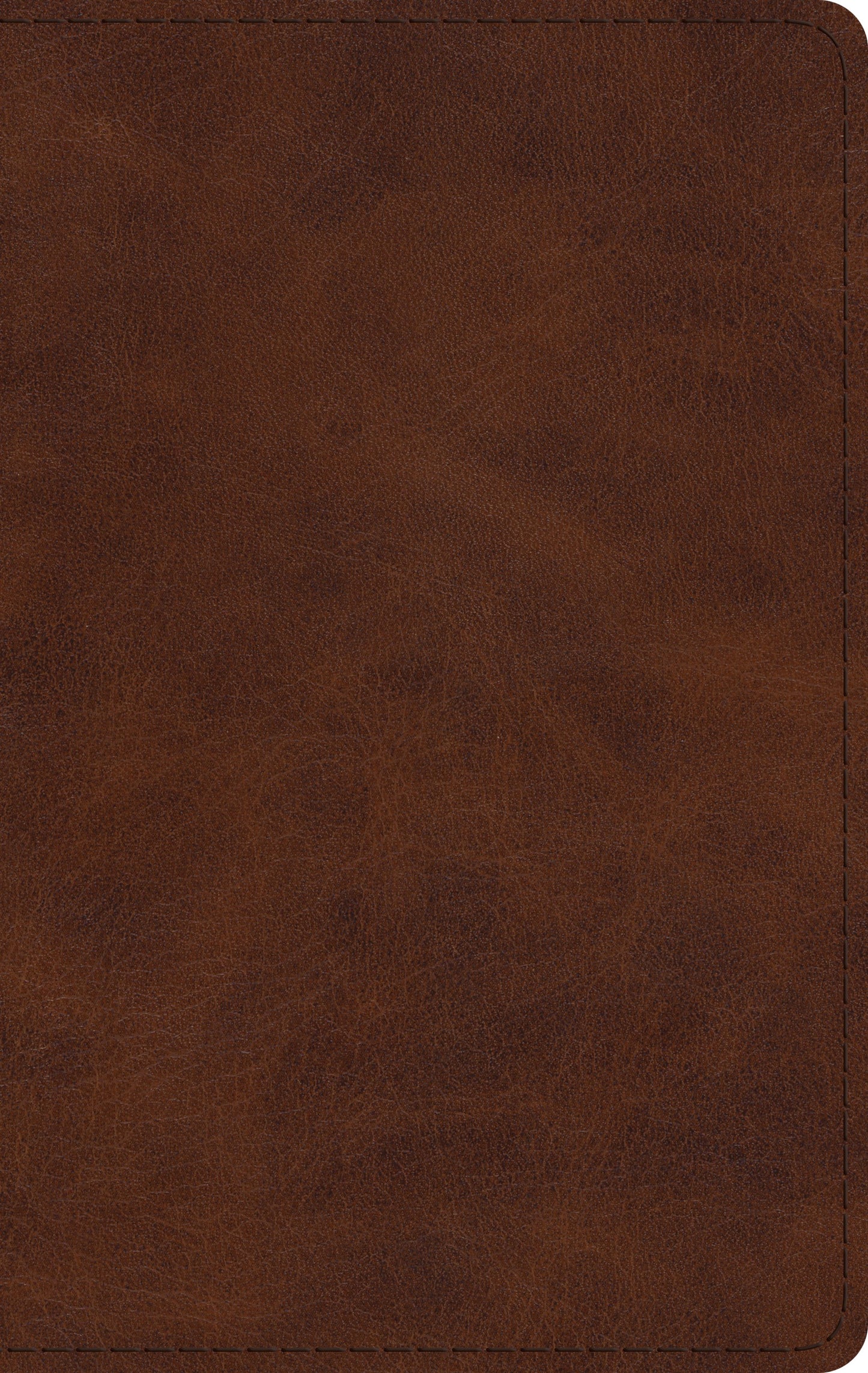 ESV Large Print Thinline Bible, TruTone, Deep Brown