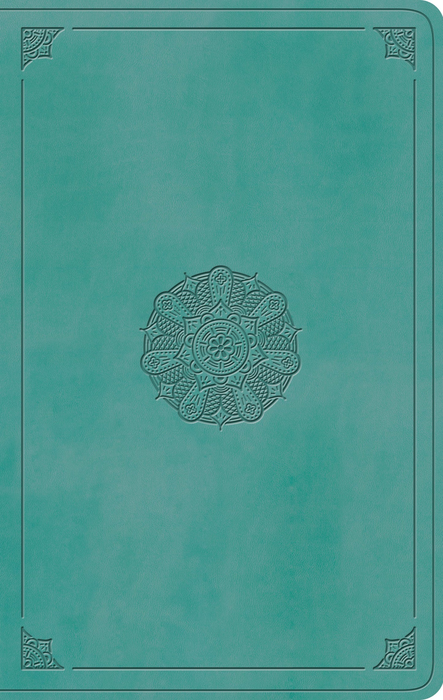 ESV Value Thinline Bible, TruTone, Turquoise, Emblem Design