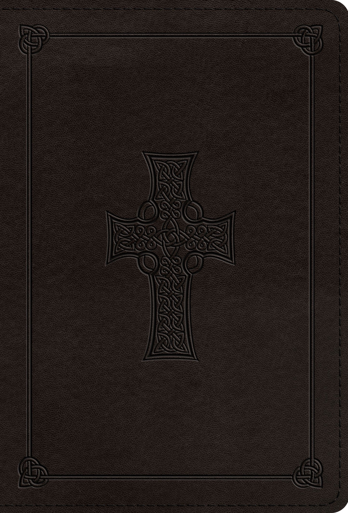 ESV Large Print Compact Bible, TruTone, Charcoal
