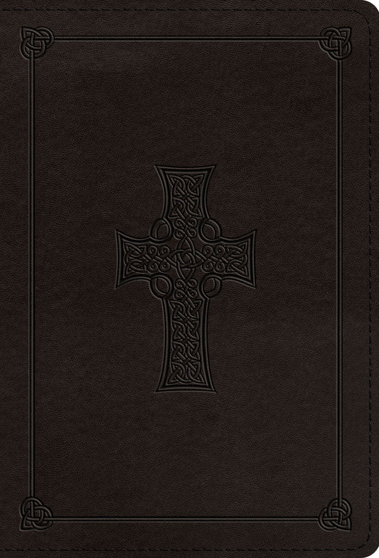 ESV Large Print Compact Bible, TruTone, Charcoal