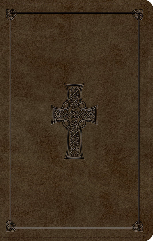 ESV Large Print Personal Size Bible, TruTone, Olive