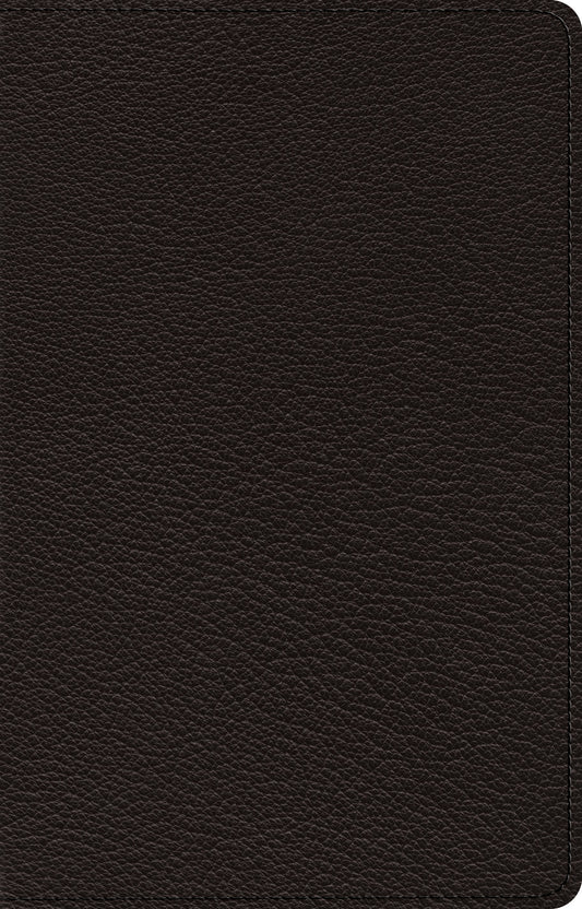 ESV Premium Thinline Bible, Goatskin, Black